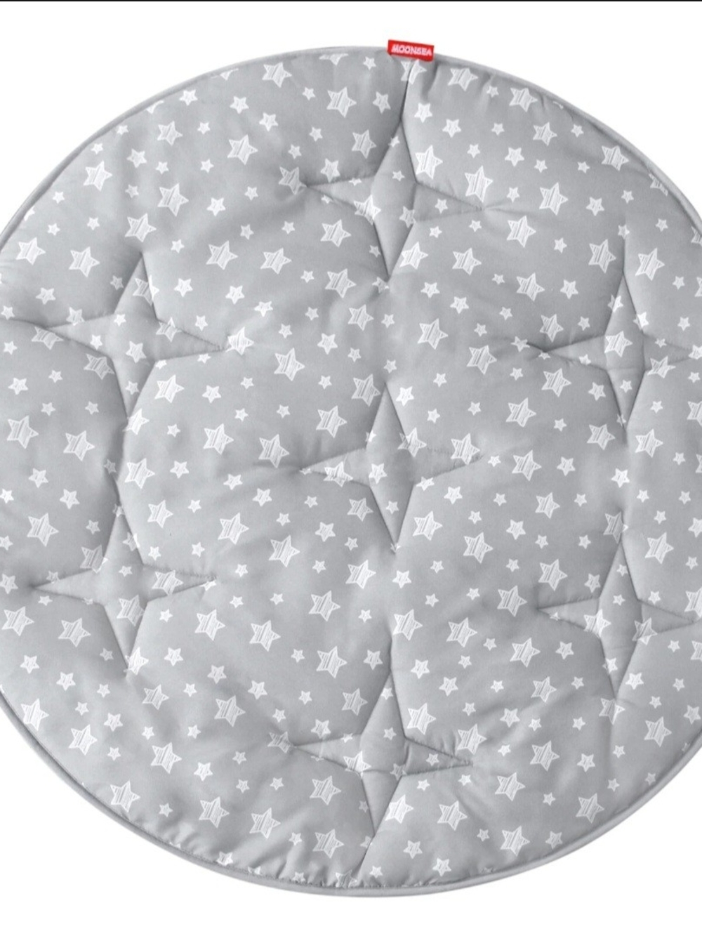 Circle Baby Play Mat Tummy Time Playmat Gift Quilted Stars Baby Mat